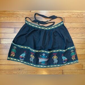 Vintage Latin American Embroidered Apron